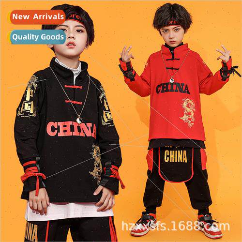 Childrens set dance su boys hip hop hiphop clothes girls cou