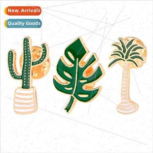 brooch est system Europe plants creative leaves flowers New