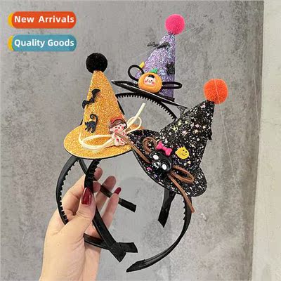 Halloween hair clips children headbands illuminated particle