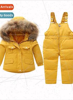 Childrens down jacket su 2023 new winter men and women baby