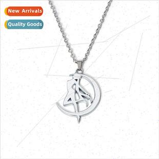 Minute Maid Warrior Moon Hare character bead chain necklace