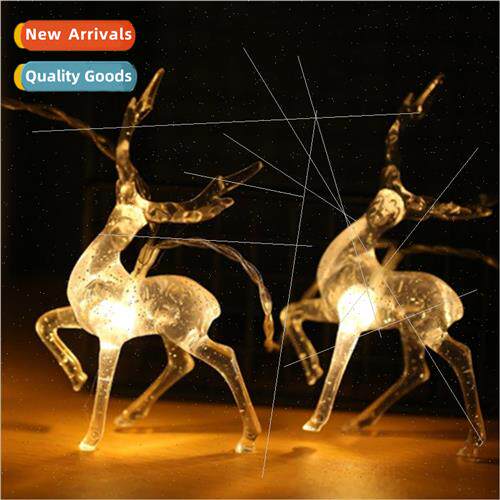 LED battery box  Christmas elk yard decoration small colorfu