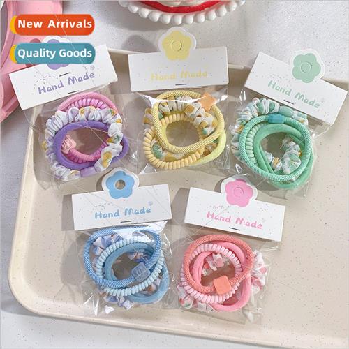 Japan girls small broken flowers telephone wire hair bset se