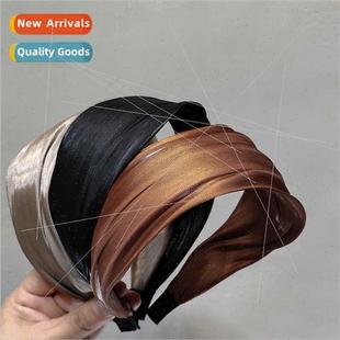 glossy shiny out bands headba elegant flow hairpin Hair silk