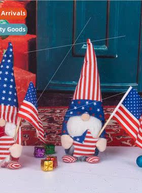 U.S. Independence Day decorations faceless doll ornament Rud