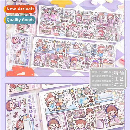 Tape Trial Pack Handbook Material Decorative Stickers Cute C