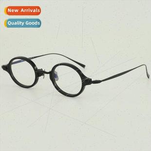 frame hig KMN181 women men oval small retro turtle Wannian