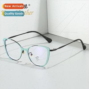 set frame glasses 66037 anti eye blue light New Europe cat