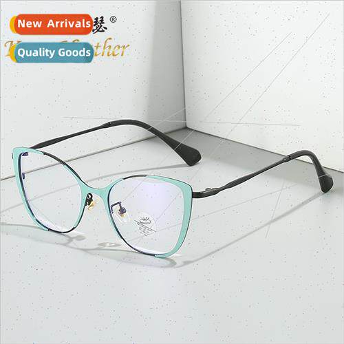 New cat-eye frame anti-blue light glasses 66037 Europe set s