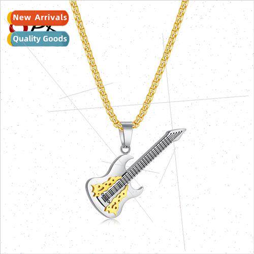 Europe set rock music stainless steel guar pendant tide men