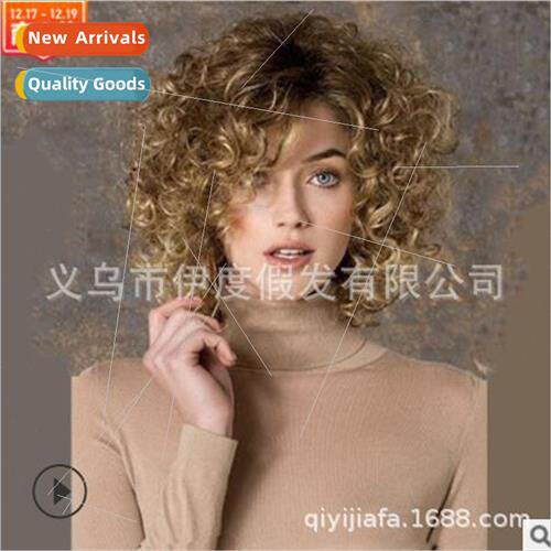 Europe high temperature silk chemical fiber hair gradient co
