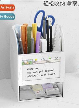 Desktop organizer drawer pen holder stationery storage grid