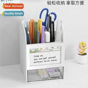 Desktop organizer drawer pen holder stationery storage grid
