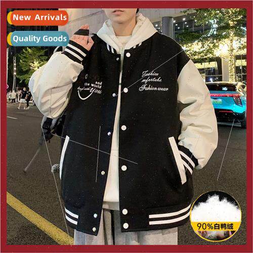 2023 winter new down jacket boys nd gangster handsome loose
