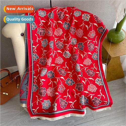 winter ethnic shawl Yunnan jiang Dali Guilin travel retro fl