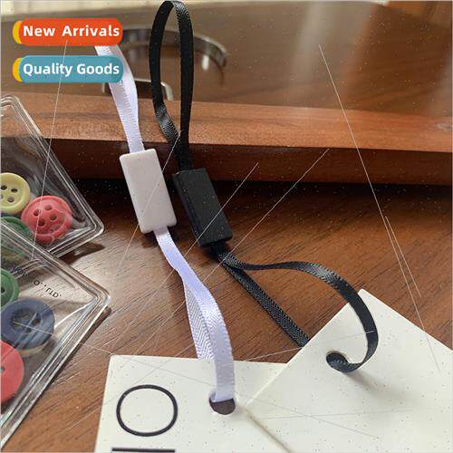 Clothing clothes tag rope hanging rope double buckle hanging
