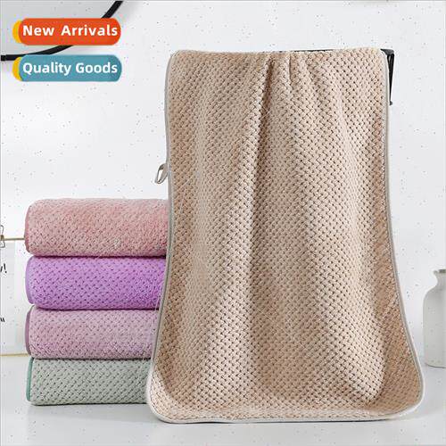 Coral velvet absorbent towel medium size honeycomb waffle me