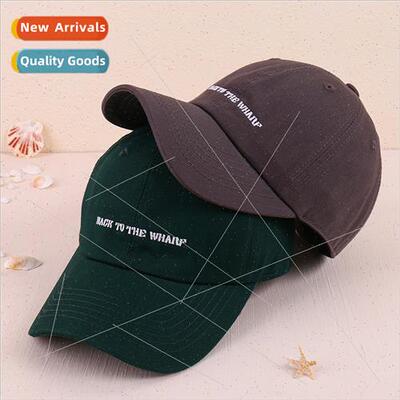 Baseball cap children Spring Summer Korean letters embroider