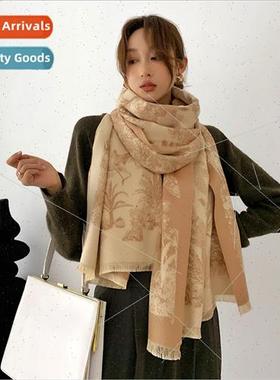 2023 Autumn winter new Japanese hundred matching warm scarf