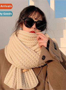2023 new autumn winter soft wild Korean solid color wool knt