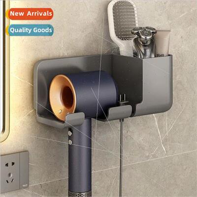 Hair dryer shelf no punch bathroom hair dryer bracket wall-m