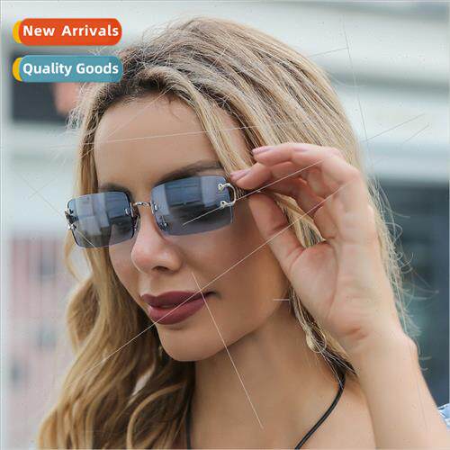 Cut edge light color sunglasses 2021 new men women retro set
