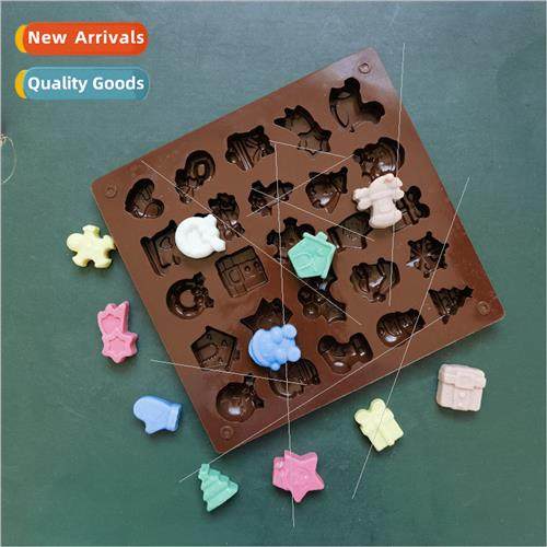 licone 25 even Christmas chocolate cake jelly pudding soap c