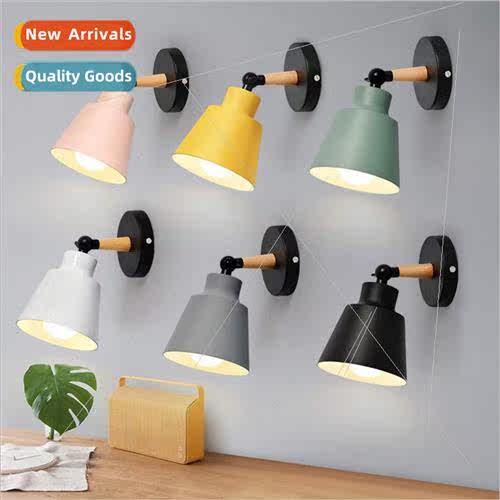 Scandinavian creative modern minimalist wall lamp bedroom be