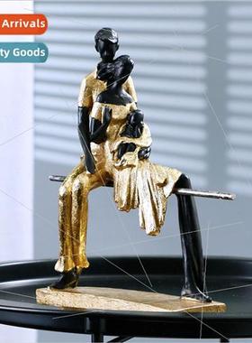 Europe family group affection elements resin ornaments creat