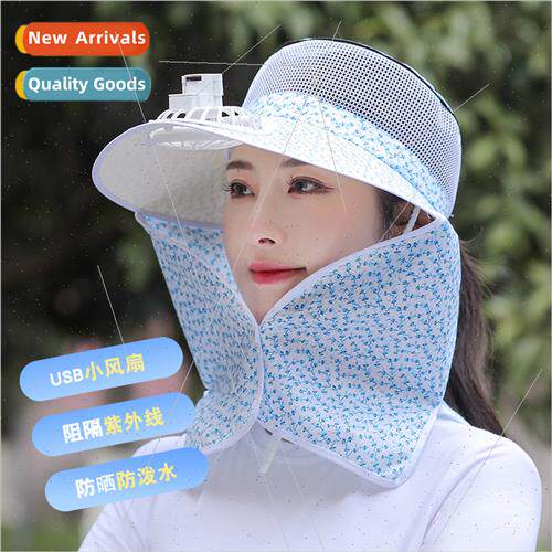 Shawl fan hat female spring summer new large brim sunshade s