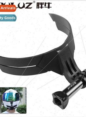 Motorcycle helmet chinstrap gopro sports camera mount riding