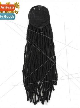 wig ponytail dread loc solid heart braid chemical fiber pony
