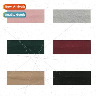 6cm Wide Narrow de Threaded Cotton Knted Wash HairbWomen Cas