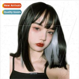 Species Grass Heart Machine Hanging Ear Dye Wig Female Short