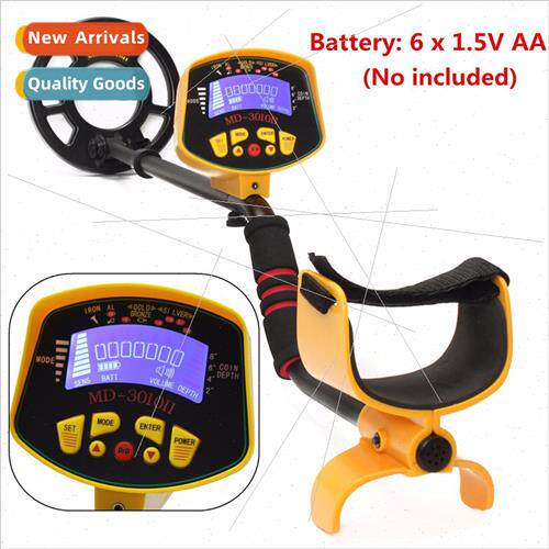 Yellow/Black/Green MD-3010II Treasure Hunter Digal Intellige