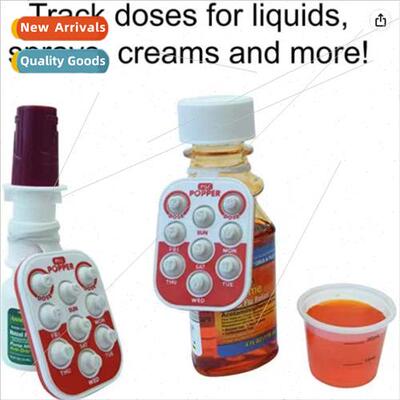 New Product Pill Popper Button Recording Tracker Memory Aid