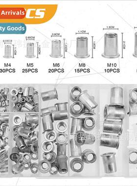 145PCS Boxed Aluminum Rivet Vertical Nuts M3-M12 Combination