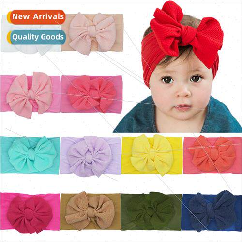 Europe Bow Hairband Baby Baby Headband Stch Corn Kernel Nylo