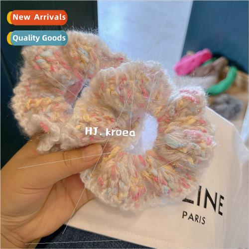 girl heart sweet beans Mori system soft pink woolen large in