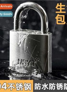 304 stainless steel padlock waterproof rustproof anti-theft