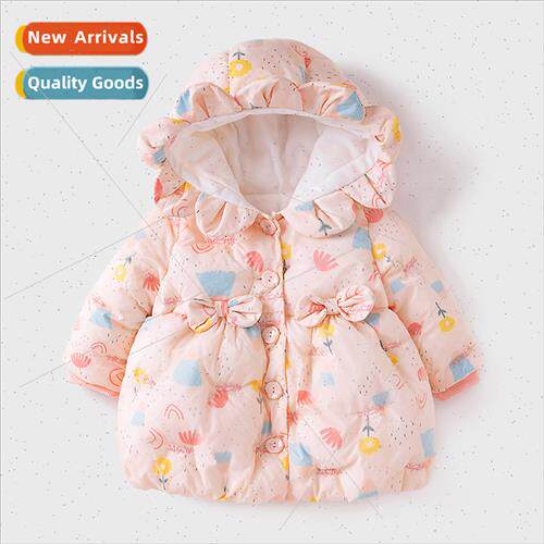 Girls jacket padded cotton jacket 2023 winter dress Yanqi fe