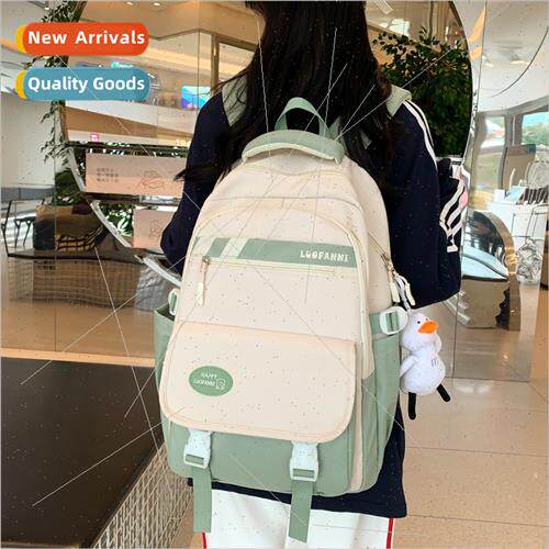 Schoolbag female junior shoulder bag senior sense casual com