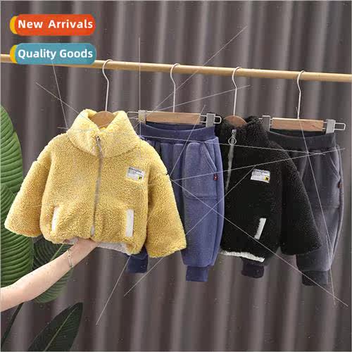 Childrens jackets 2023 new fall and winter clothing padded a