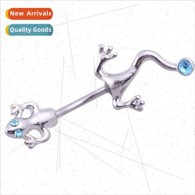 Piercing Navel Jewelry Jewelry Alloy Diamond Gecko Navel Rin