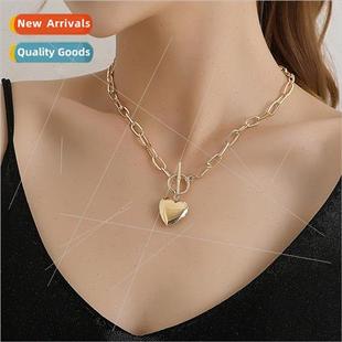 heart cha ladies cross Europe simple shaped fashion necklace