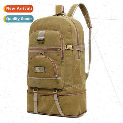 Outdoor Shoulder Bag Women Canvas Backpack Computer Bag Men