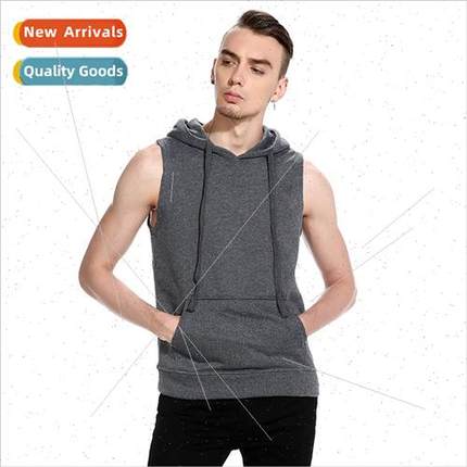 2022 Outside model real men pullover hooded pocket undershir