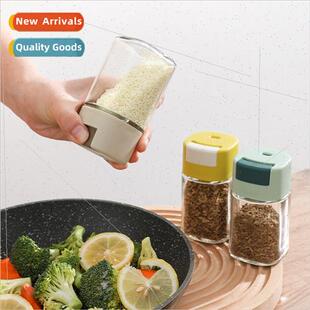 Kitchen Push Dosing ing Bottle Household Glass Salt Controll
