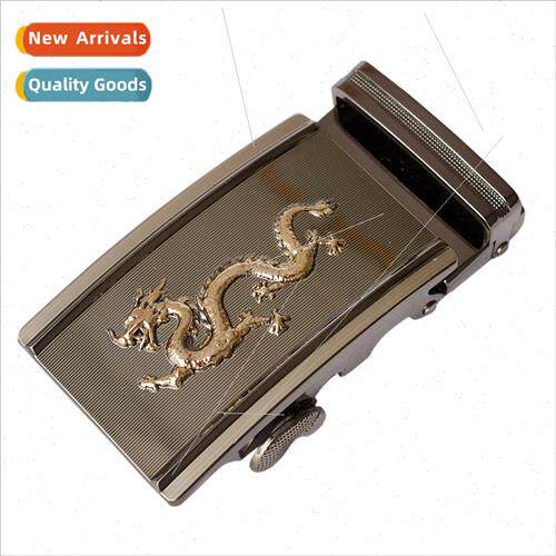 Mixed  3.5cm wide belt body alloy automatic buckle head drag