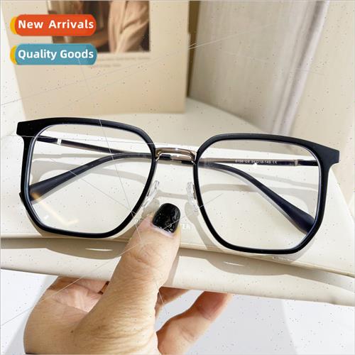 8156 large square myopia glasses female can be equipped degr